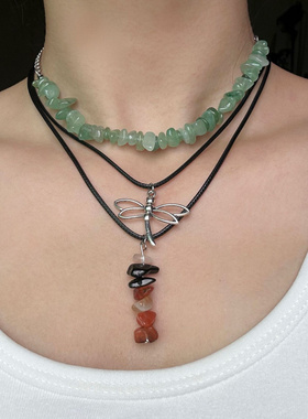 欧美跨境饰品复古串珠项链恶魔之