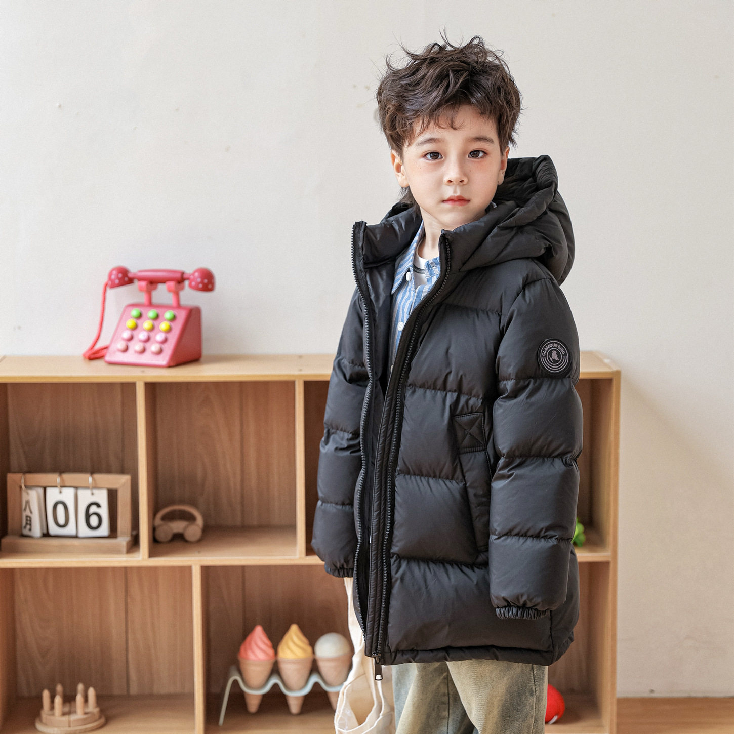 2025新款冬季儿童羽绒服中长款男童女童90白鸭绒加厚保暖洋气外套,淘宝优惠券,粉丝福利购,淘宝优惠卷