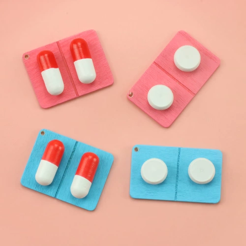 Аксессуар, аксессуары ручной работы, ручка, свежая деревянная капсула, серьги, брелок, подвеска, DIY, Южная Корея