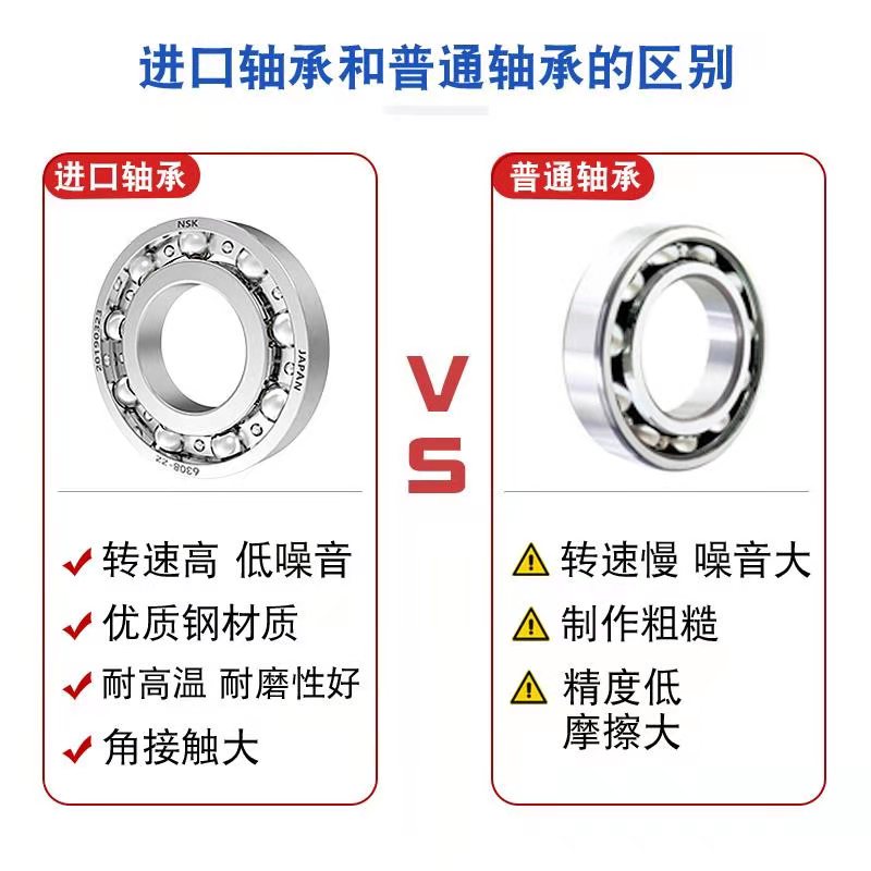 原装进口日本 NSK 6916ZZ DDU VV C3尺寸80*110*16深沟球高速轴承