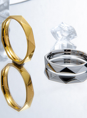 厂家直销钛钢手饰情侣对戒