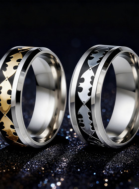 小号6号情侣对戒指环手饰品欧美