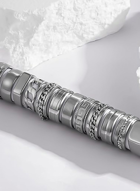 首饰图章ins潮单指戒嘻哈饰品指