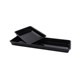 Black thickened pork tray, freezer display pad, cold fresh meat display can be placed, fresh and chilled cooked food tray