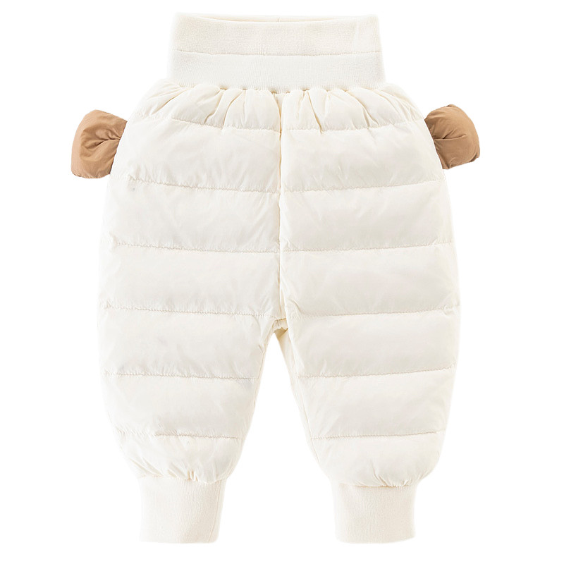 婴儿羽绒裤冬装保暖卡通男女宝羽绒内胆童装高腰护肚小童裤子冬装,淘宝优惠券,粉丝福利购,淘宝优惠卷