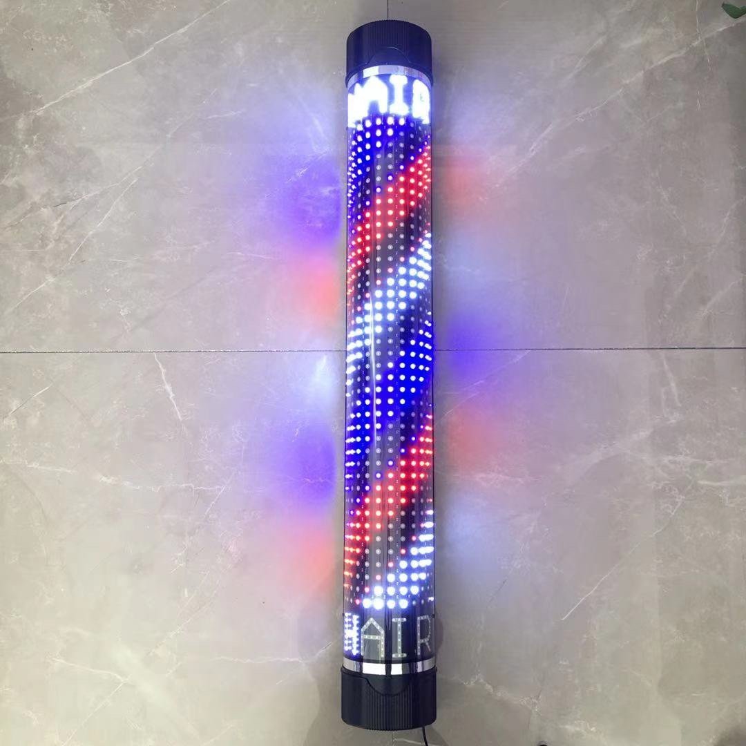 美发店新款带人头LED灯发廊挂墙转灯壁挂理发店户外电子半圆转灯,淘宝优惠券,粉丝福利购,淘宝优惠卷