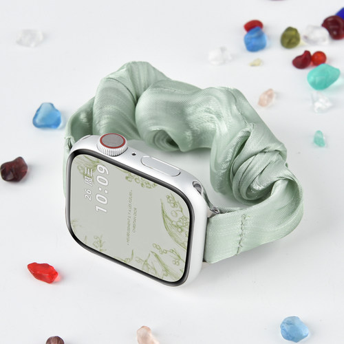 适用小米手环8pro手表带9pro大肠发圈redmiwatch4手腕带透气7pro高级感红米5智能运动手表watch6/4/5替换表链 - 图1