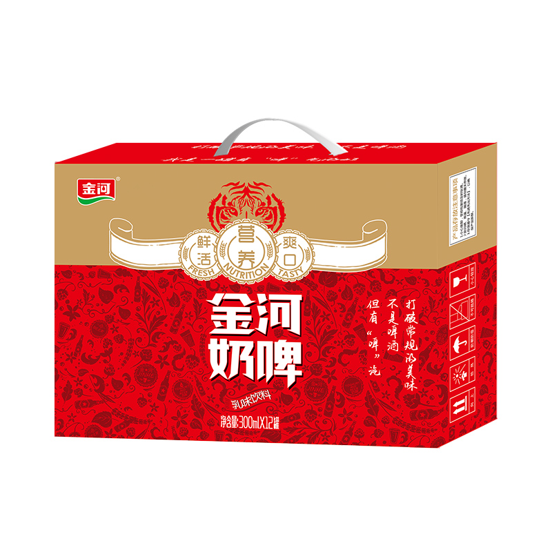 金河 奶啤 300ml*6罐