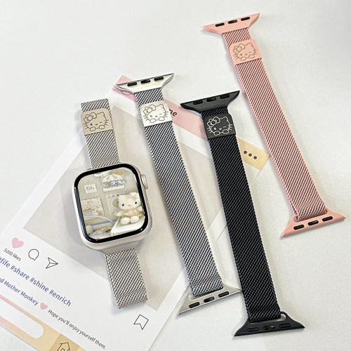 适用华为手表fit4表带fit5金属磁吸腕表fit4pro手表带高级感智能运动watchfit3手带创意fit2女款米兰尼斯腕带 - 图3