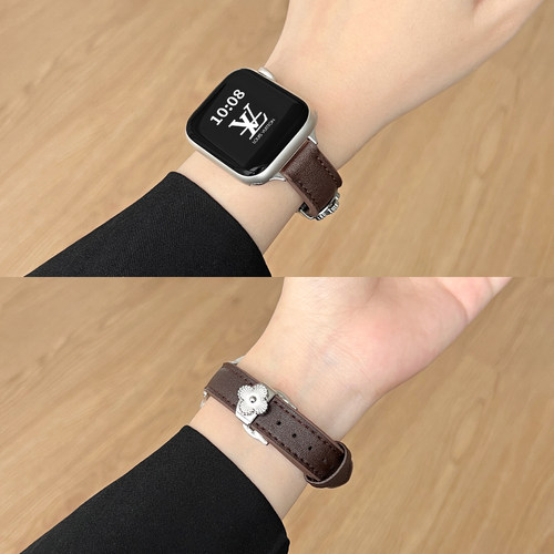 适用vivowatchgt2表带秋冬新款vivo watchgt手表带硅胶皮质蝴蝶扣vivowatch5/3高级2智能iqoowatchgt女款腕带 - 图3