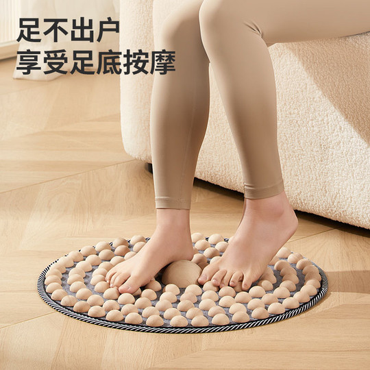 实木脚踩踏室内原地超慢跑指压板足底穴位按摩神器通经络足疗脚垫