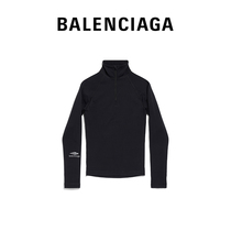 BALenciaga Parisian family SKIWEAR-3B SPORTS ICON Half-zip fit blouse