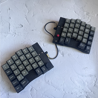 DIY Little Red Dot Keyboard Do52 Mechanical Keyboard Geek 40% Separates Keyboard ThinkPad Finger Lever Key Mouse