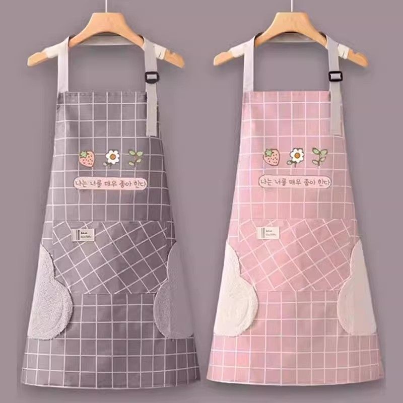 厨房做饭专用围裙2025新款女士防水长袖罩衣家用秋冬季工作服围兜,淘宝优惠券,粉丝福利购,淘宝优惠卷