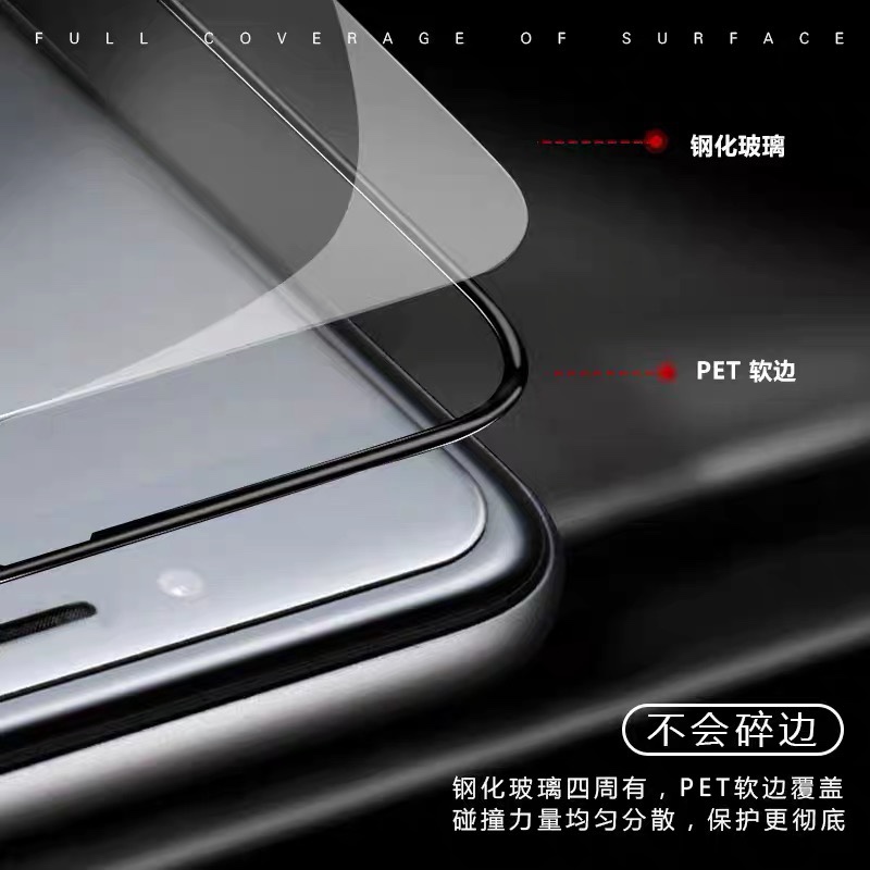 iphone11钢化膜15pm适用苹果X手机13pro全屏覆盖xsmax软包边iphonexr防窥膜14pro蓝光抗摔十一12promax手机膜 - 图1