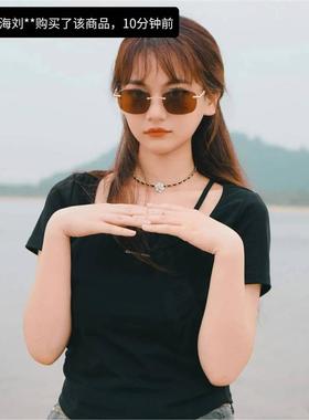 凯丽眼镜工厂男士无框切边太阳眼镜时尚开车钓鱼偏光镜抗UV太阳眼