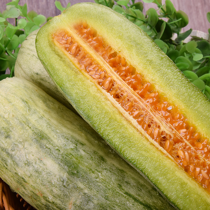 旺鲜岛旗舰店羊角蜜香瓜水果新鲜当季甜瓜博洋61蜜瓜时令生鲜小脆瓜0