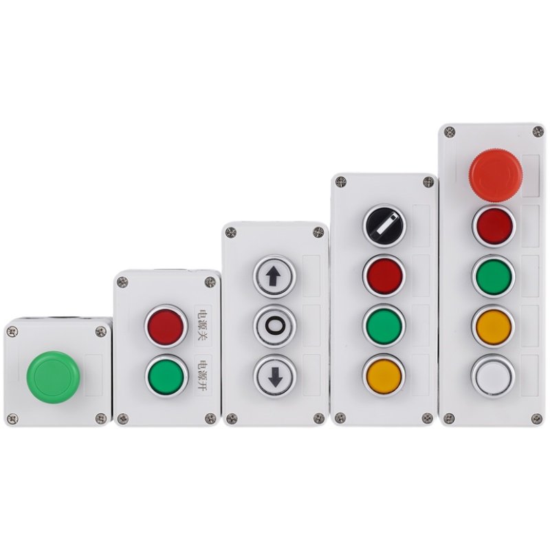 定制按钮控制盒 户外防水IP65开关12345孔塑料加厚急停启停箱22mm,淘宝优惠券,粉丝福利购,淘宝优惠卷