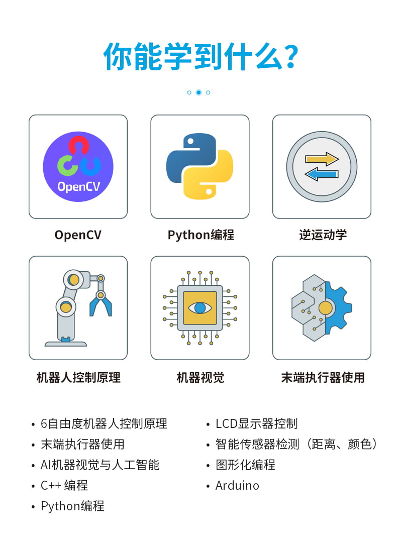 大象机器人—mycobot 协作机械臂—STEM人工智能套装—教学/视觉 - 图2