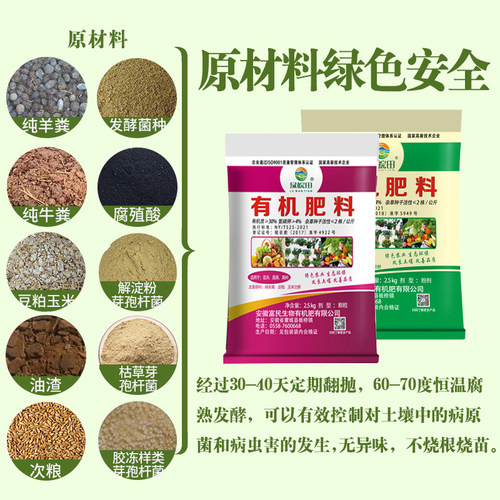 羊粪发酵有机肥种蔬菜果树养花营养底肥花卉通用腐熟花肥有机肥料 - 图0