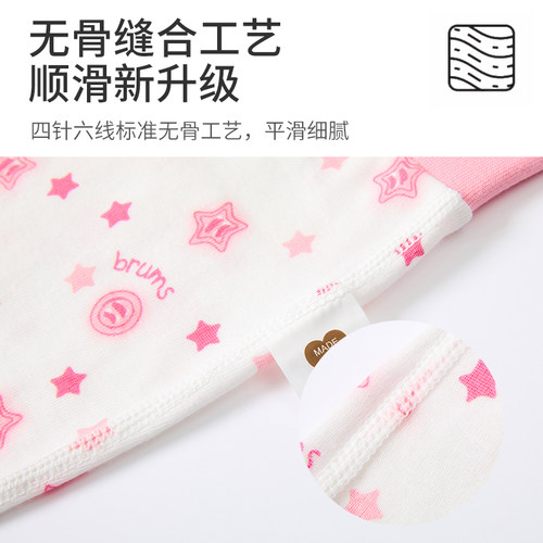 儿童连袜睡裤春夏薄纯棉高腰护肚包脚裤宝宝护脚裤家居空调房长裤 - 图2