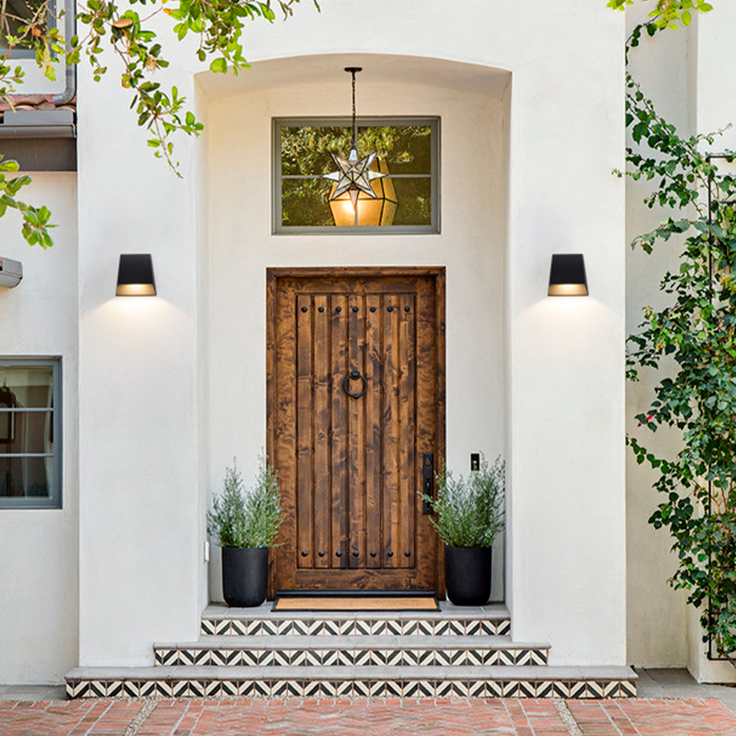 壁灯户外防水室外洗墙挂庭院设计师阳台别墅花园露台楼梯轻奢LED - 图1