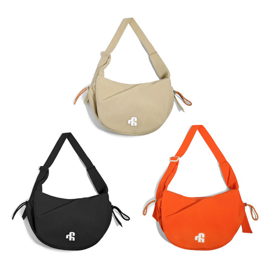 花儿与少年同款VAOPER喂牌饺子包运动骑行斜挎包男大容量单肩包潮