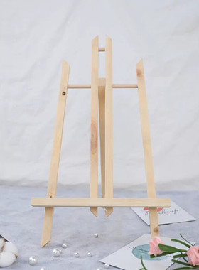 木制画架展示架桌面美工区展示架木架展示架展示架桌面桌面小展架