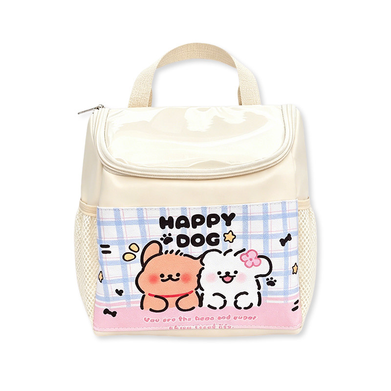 Cute and cute electric bike front bag waterproof thickened leather large capacity girlish heart riding storage bag