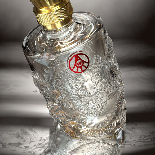 五粮液股份出品喜福盛世52度浓香型白酒500ml*2瓶礼盒装 - 图1