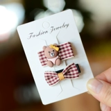 Детский милый аксессуар для волос, мультяшная заколка для волос с бантиком для девочек, безвредные шпильки для волос для принцессы