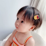 Детская маленькая мультяшная заколка для волос для девочек, в корейском стиле, простой и элегантный дизайн, в западном стиле