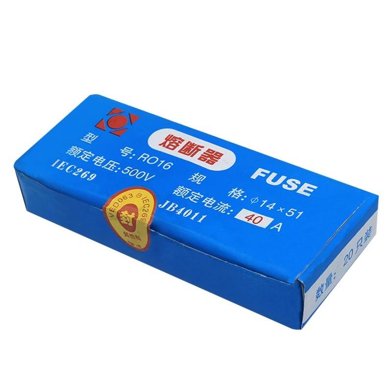 R016熔断器RO16 RT18 am3 14x51mm陶瓷保险丝管 32A 40A 3A 63A - 图3