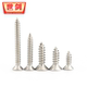 304 stainless steel countersunk head self-tapping screw flat head screw