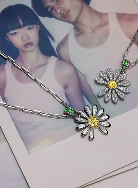 GD同款志龙小雏菊项链轻奢小众设计精致简约高级感女闺蜜生日礼物