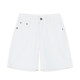 Pusumede leg Essence making machine white loose wide-leg a-line shorts denim shorts for women retro high-waisted 5-quarter pants