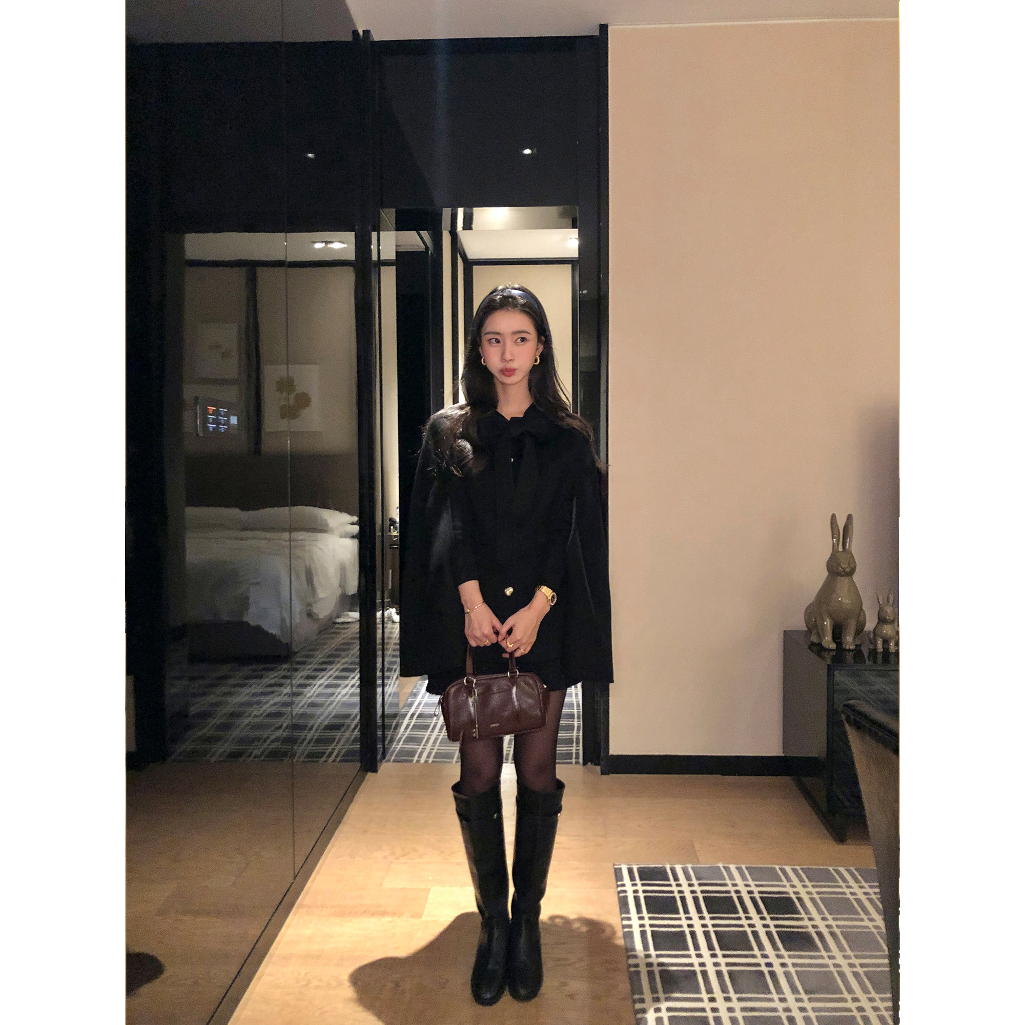 pusumede 矜贵千金 100%羊毛双面呢大衣女气质优雅斗篷毛呢外套,淘宝优惠券,粉丝福利购,淘宝优惠卷