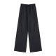 Pusumede Summer Breathing Elastic Waist Drawstring Pants Casual Pants ຂອງແມ່ຍິງ Loose Wide Leg Pants Temperament Linen Pants