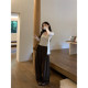 Pusumede suit casual pants trousers ຂາກ້ວາງຊື່