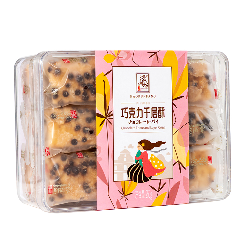 濠润坊雪花酥杏仁酥千层饼3枚 热品库 性价比省钱购