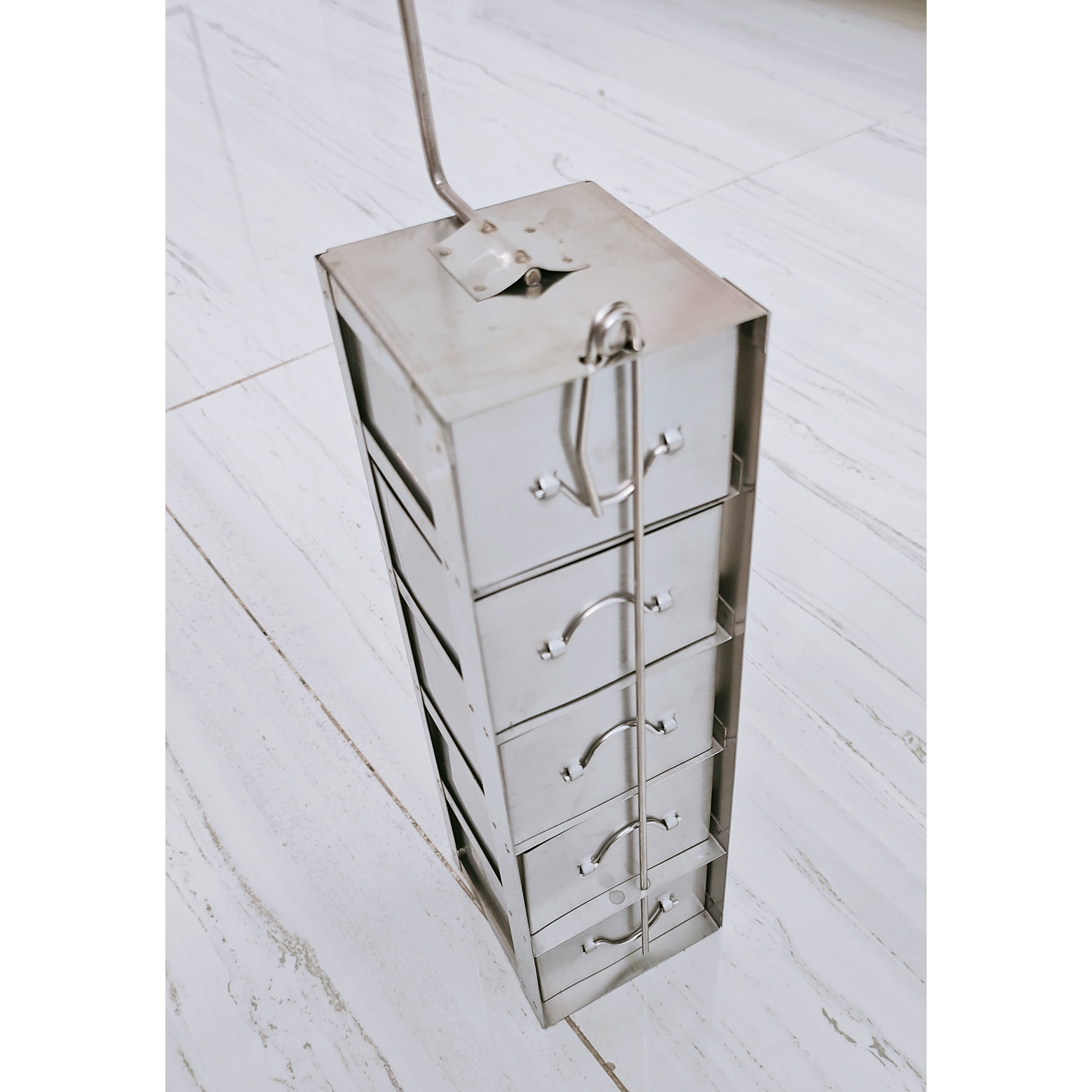 液氮罐提篮冻存吊架不锈钢冻存盒25格细胞2ml5ml抽屉方提桶架456,淘宝优惠券,粉丝福利购,淘宝优惠卷