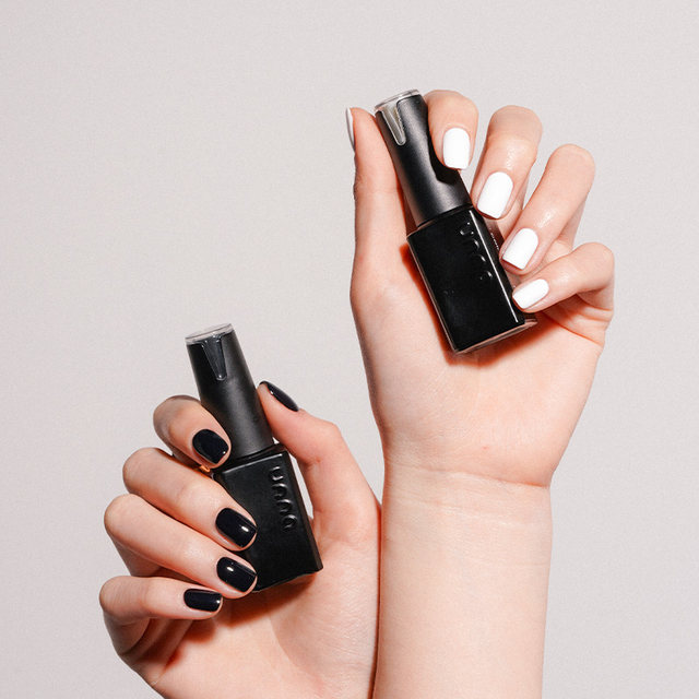 Unna (beauty) high-end classic black and white with ins cool manicure cold style nail polish classic color hot sale