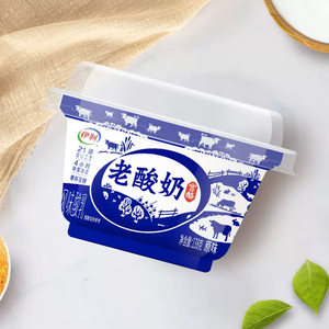 伊利老酸奶碗装138g*10杯风味发酵乳益生菌酸牛奶生牛乳低温宫酪