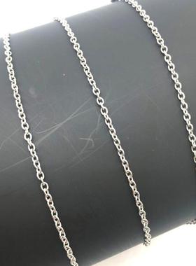 316L不锈钢香水精油吊坠盒子配链06O字链条 香薰相盒通用项链定制