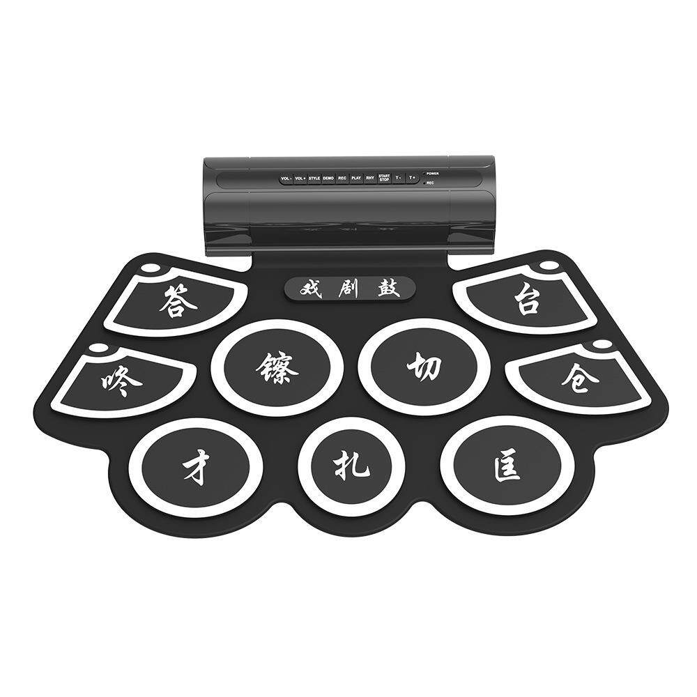 电子京剧便携式戏迷乐打击板垫锣鼓 茧曰儿童架子鼓