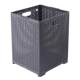 Dirty blue foldable storage basket laundry basket