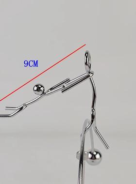 75体操达人小铁人双人跳舞平衡摆摆件桌面铁艺装饰工艺品定制