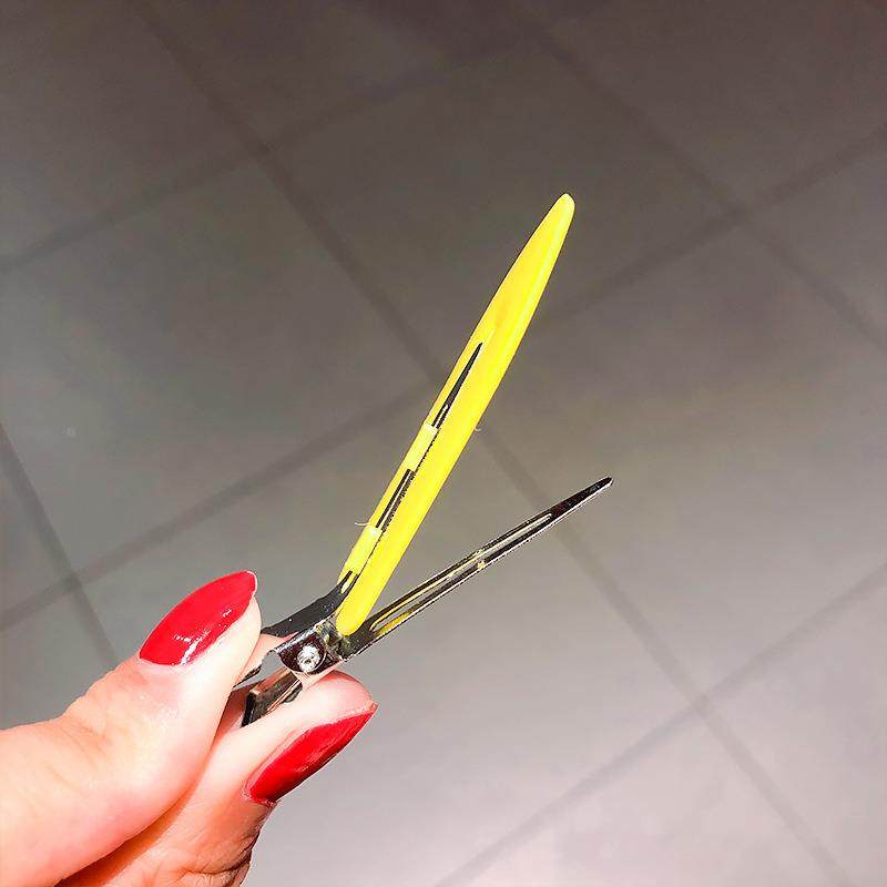 欧阳娜娜肖战同款发夹无痕发卡糖果色冲浪板鸭嘴夹一字夹头饰发饰