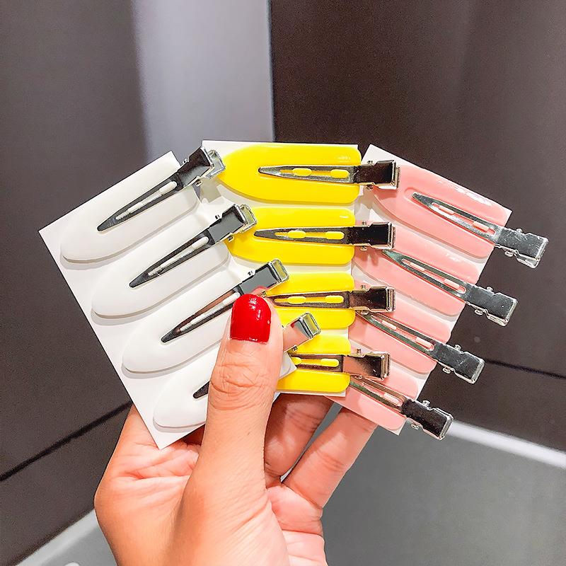 欧阳娜娜肖战同款发夹无痕发卡糖果色冲浪板鸭嘴夹一字夹头饰发饰