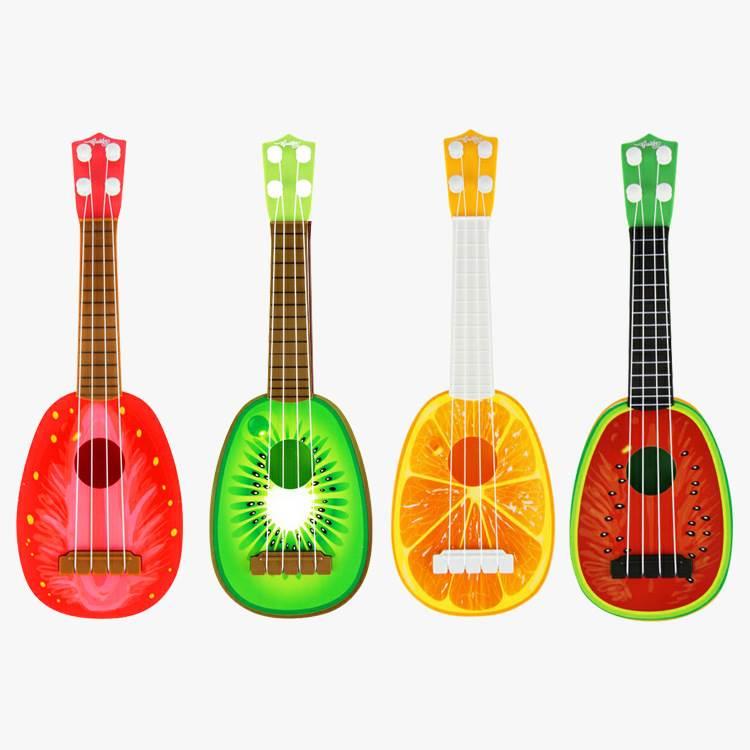 儿童仿真乐器尤克里里礼品迷你吉他可弹奏早教启蒙音乐玩具-图2